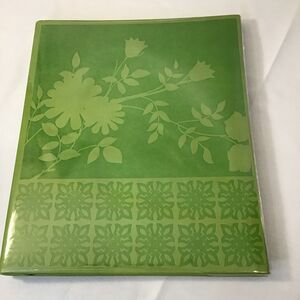 Tapestry CR Gibson Scrapbook Album 8.5x11 Green Floral